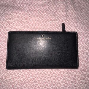 Kate Spade Black Leather Wallet